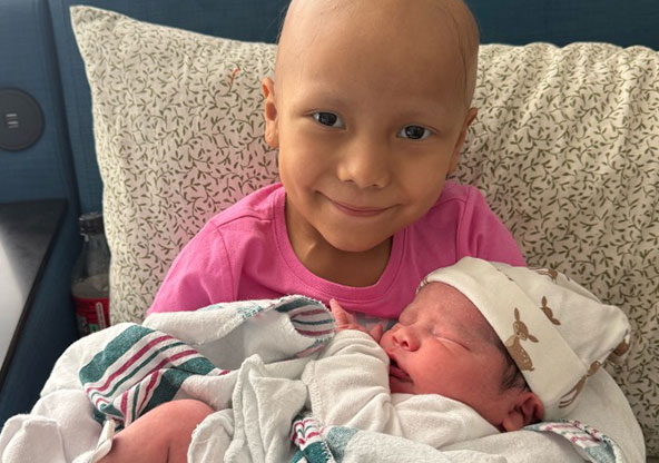 Young patient Amelia Perez, CHRISTUS Children's patient