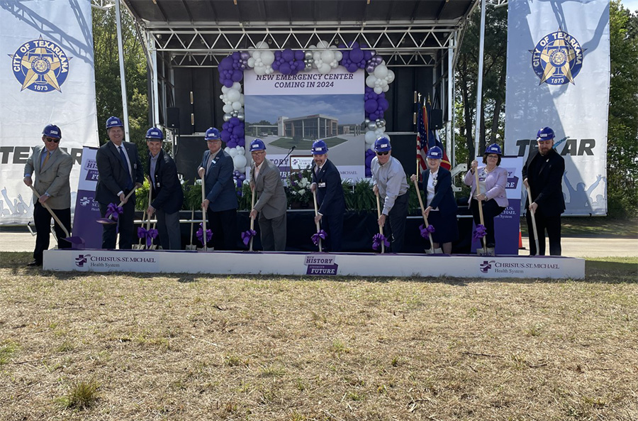 CHRISTUS St. Michael Health System broke ground on their new Emergency