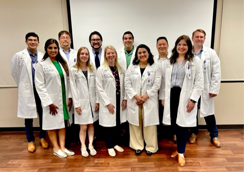 A group picture of the CHRISTUS Santa Rosa's Family Medicine Residency 2025 graduates