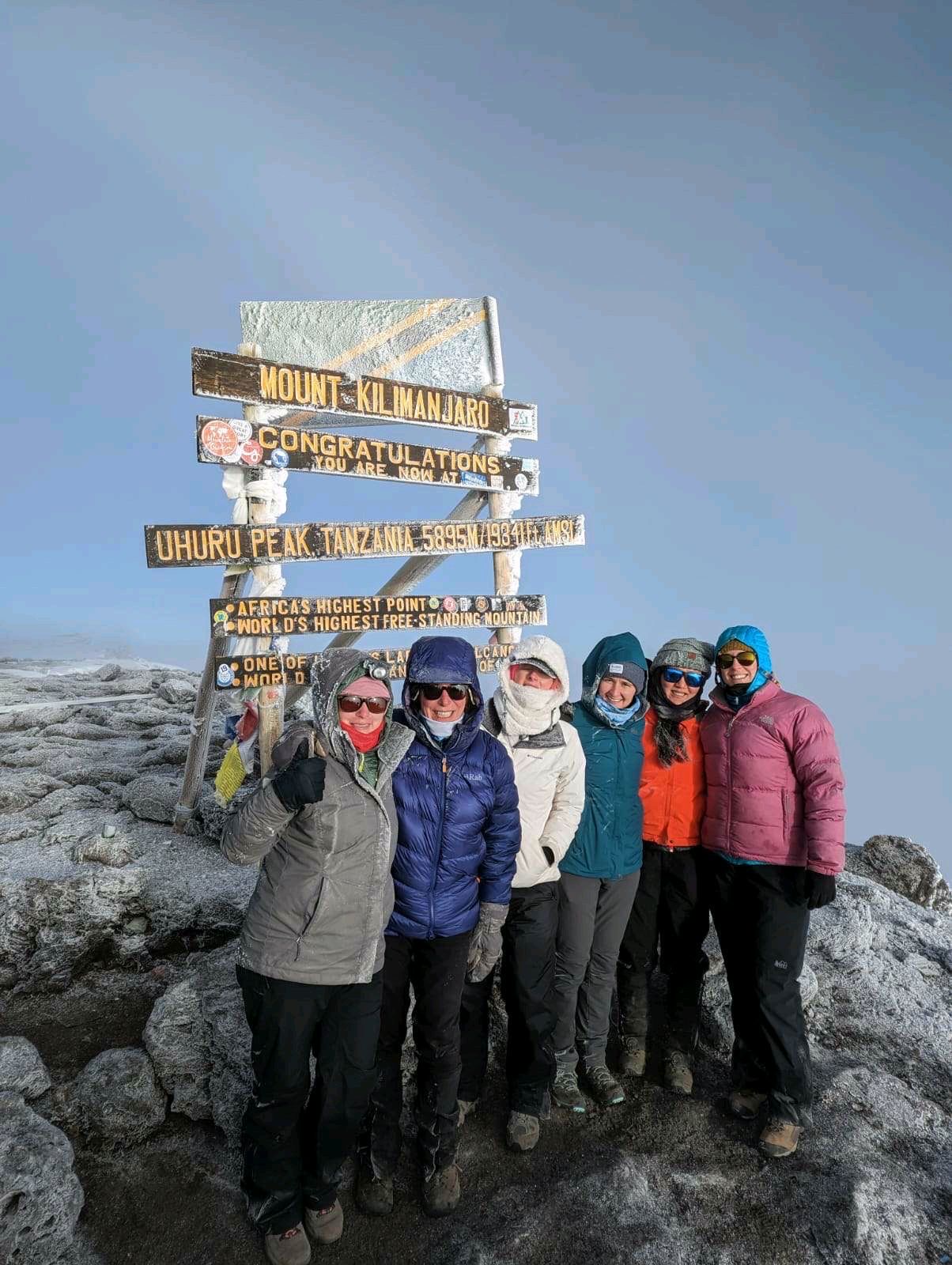 Residents summit Mt. Kilimanjaro