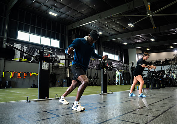 man exercising