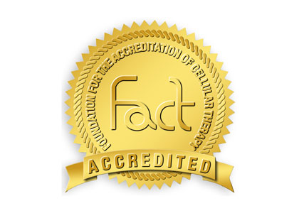 Badge for FACT accredited