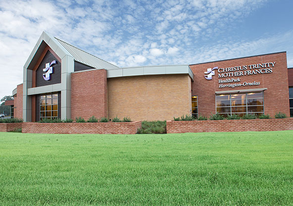 The exterior of Trinity Mother Frances Health Park, where the Tyler Urgent Care is located.